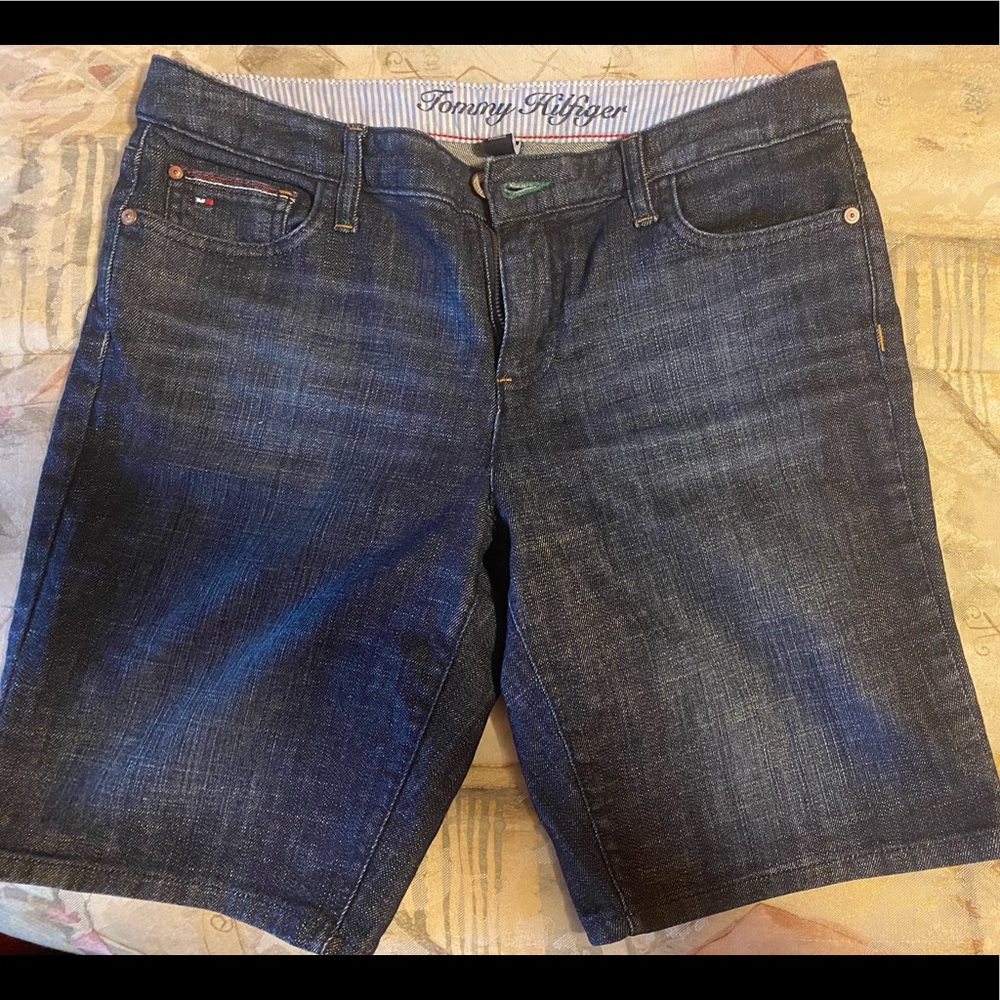 Denim shorts